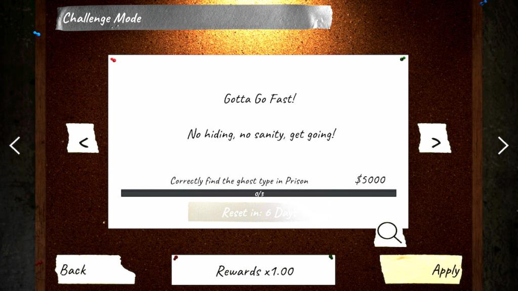 gotta go fast! challenge description in phasmophobia