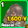 Rascal from the Anime Rangers X Roblox experience.