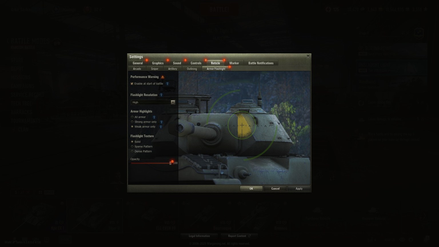 How to enable and use Armor Spotlight in World of Tanks 2.0 – Destructoid