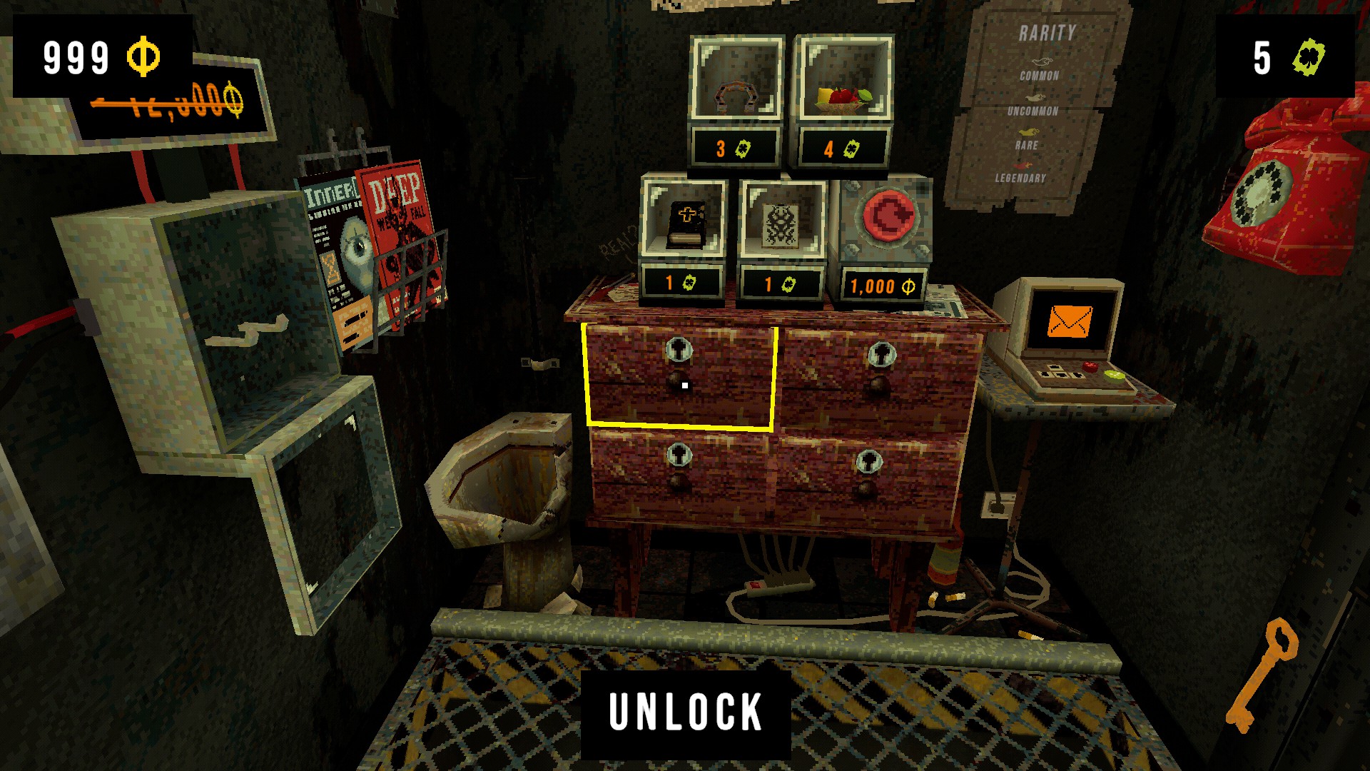 #How one can get the large key and unlock drawers in CloverPit – Destructoid