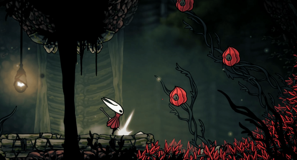 The path from where you go deep inside Hunter's March in Hollow Knight Silksong