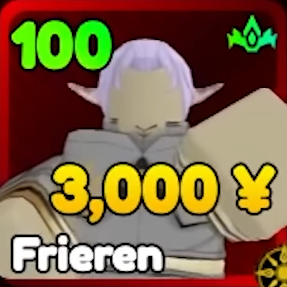 Frieren unit from Anime Rangers X Roblox experience.