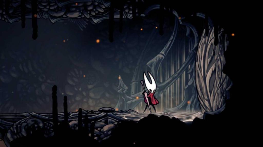 Secret area in Far Fields in Hollow Knight Silksong