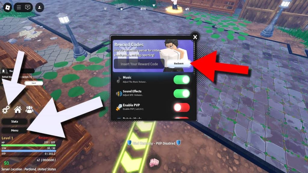 How to redeem Jujutsu Seas codes.