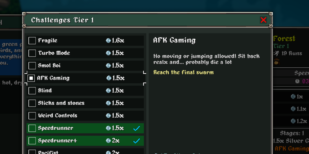 AFK challenge in Megabonk