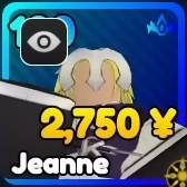 Jeanne unit from Anime Rangers X Roblox experience.