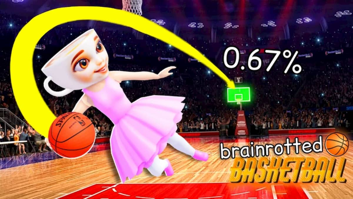 Brainrotted Basketball promo art.