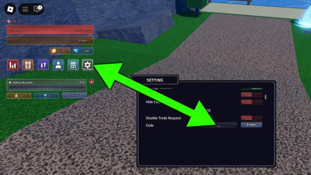 How to redeem Rogue Piece Rebirth codes.