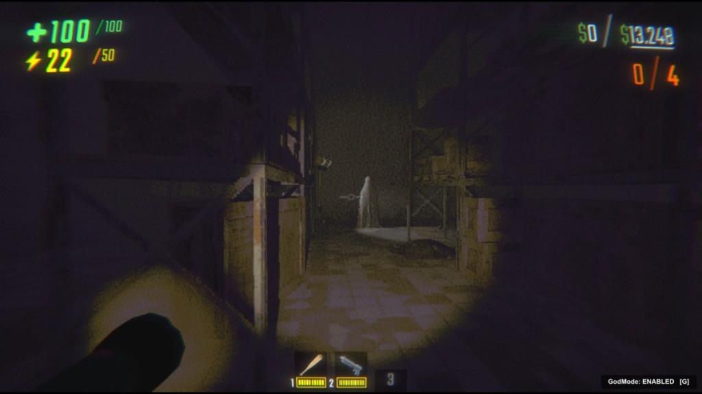 A statue covered with a sheet in McJannek Station