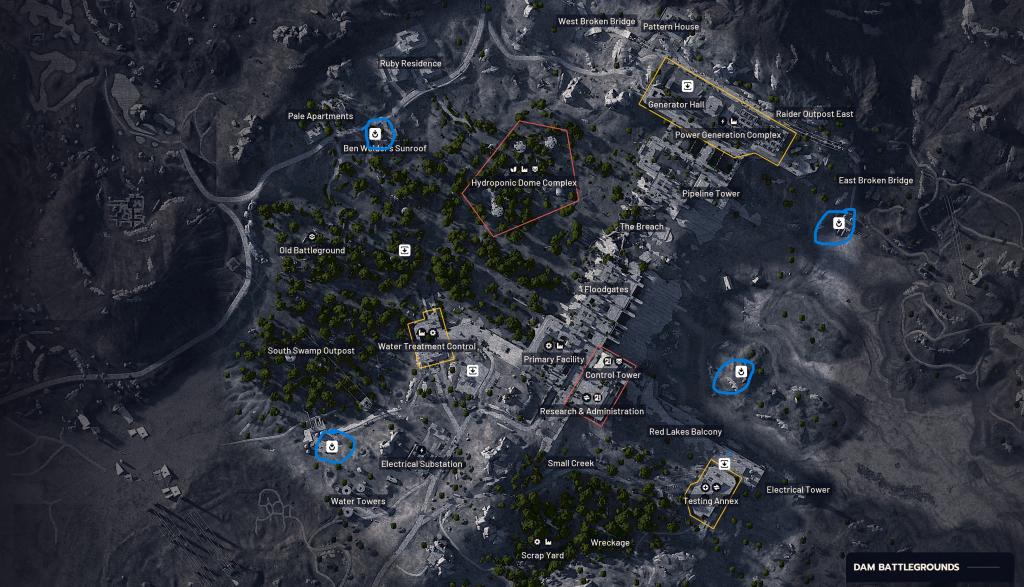 Raider Hatch locations in ARC Raiders