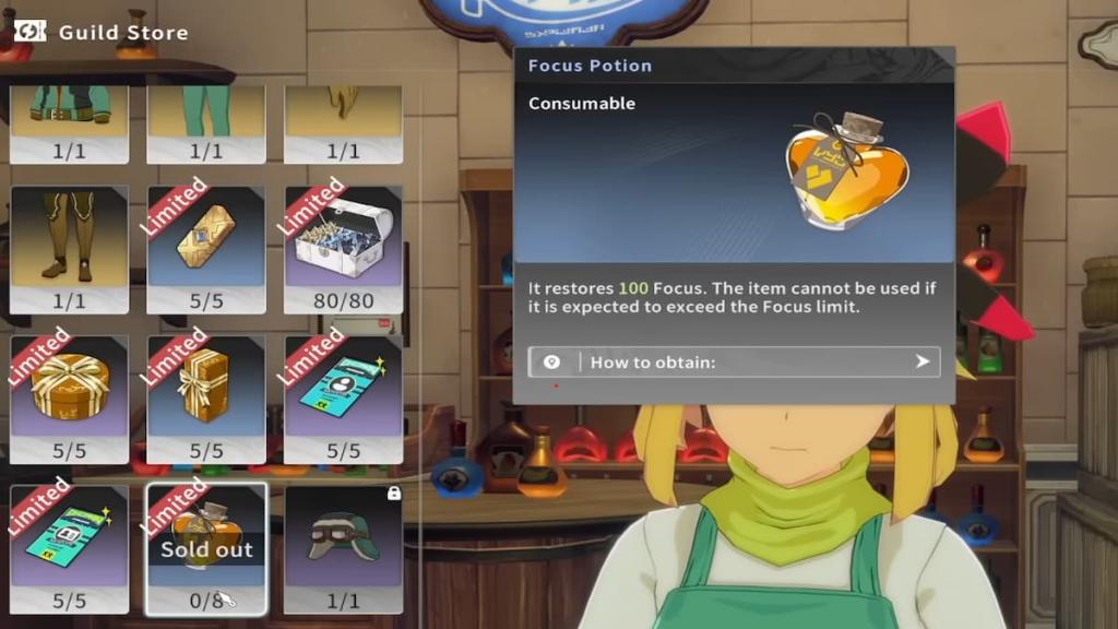 Blue Protocol Star Resonance Guild Shop