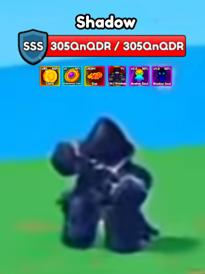 Shadow boss from Anime Eternal Roblox experience.