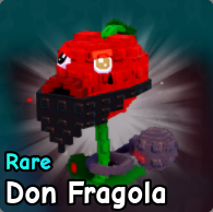 Don Fragola plant from Plants vs Brainrots Roblox experience.