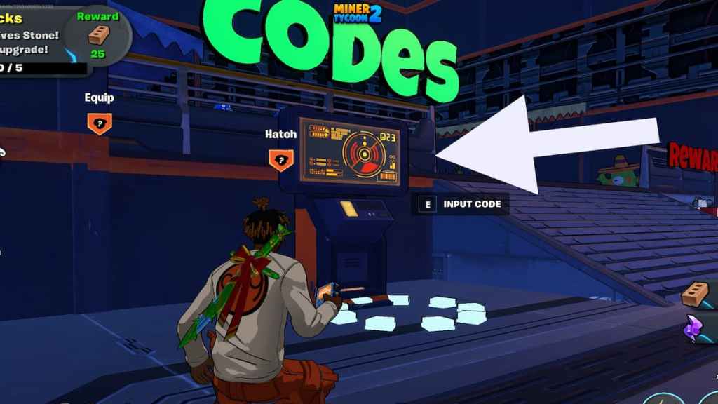 How to redeem Miner Tycoon 2 codes in Fortnite.