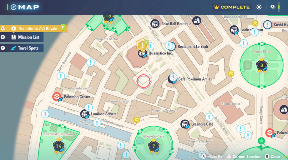 King's Rock ocation in Legends ZA