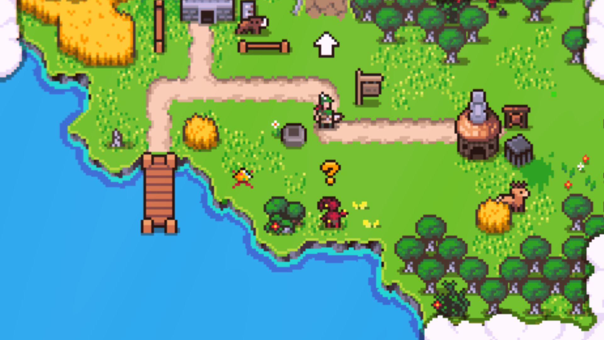 Jester in one of the voyage islands in Super Fantasy Kingdom