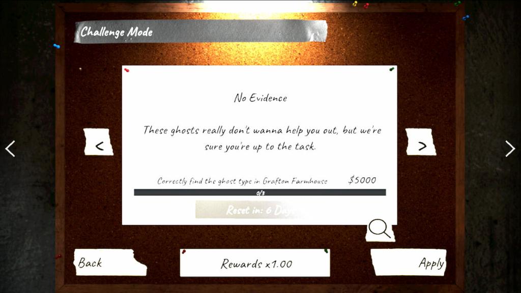 Weekly challenge mode in phasmophobia