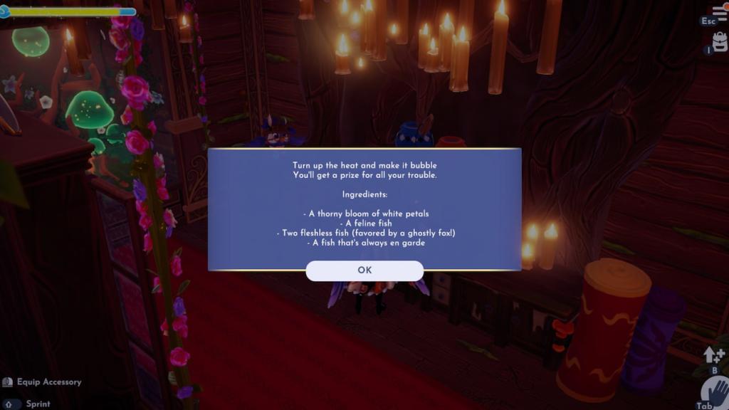 cauldron potion recipe in disney dreamlight valley
