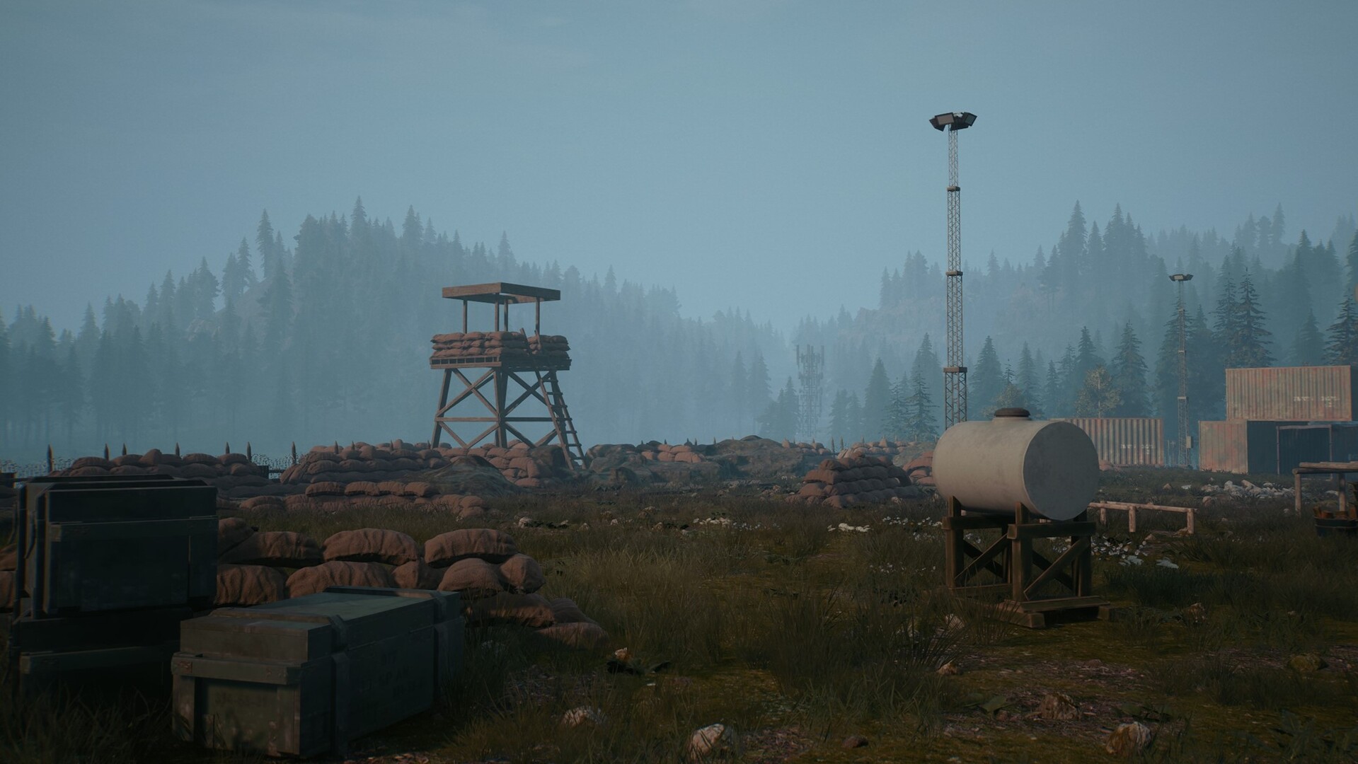 An outpost in Outbreak Island