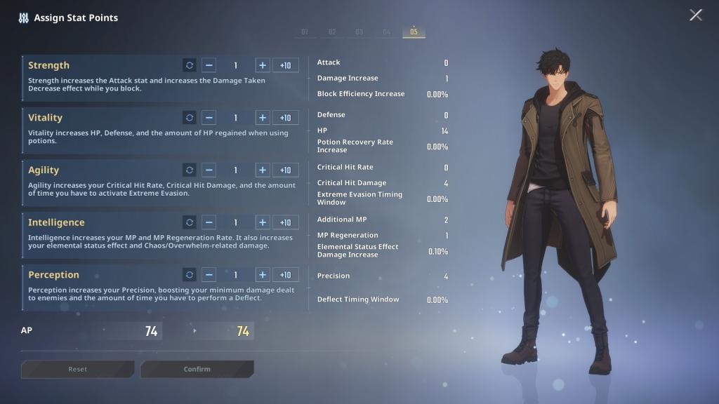 Sung Jinwoo's skill tree in Solo Leveling Arise Overdrive