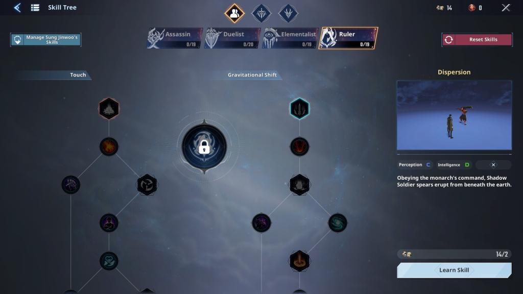 Skills in Solo Leveling Arise Overdrive