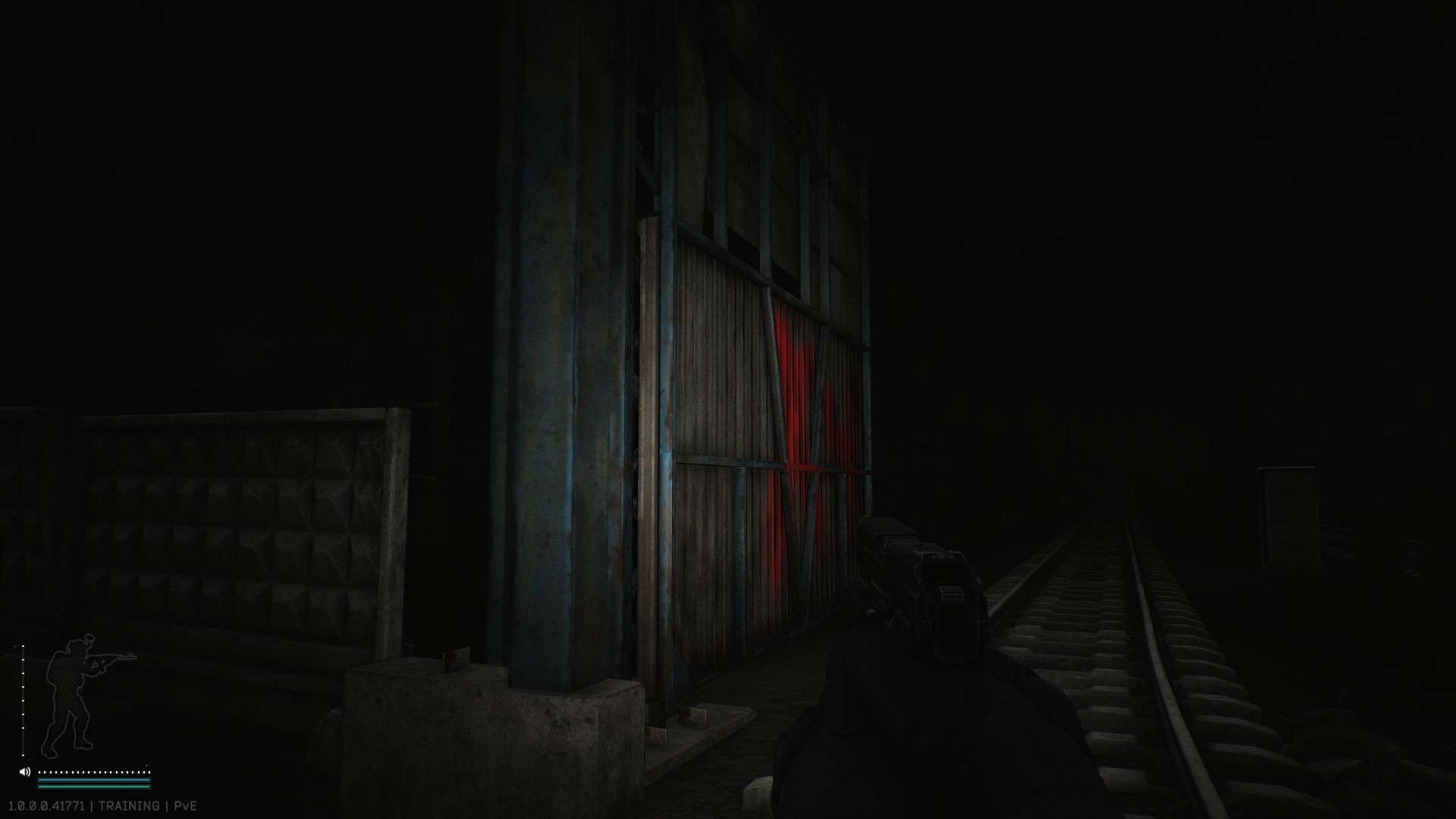 Player roaming in darkness