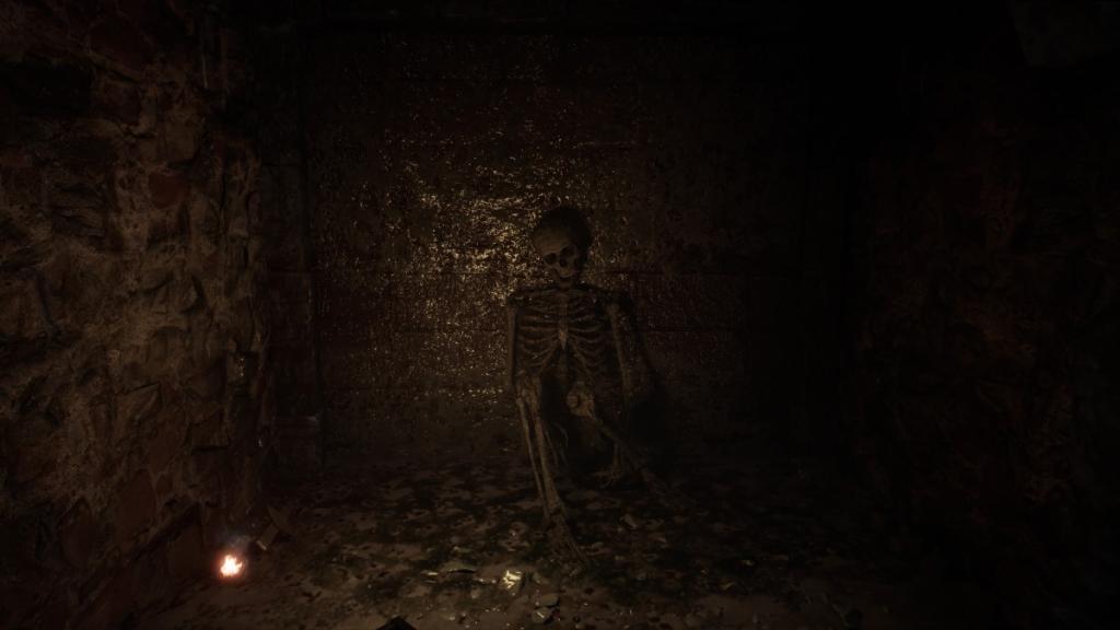 Skeleton in the AILA catacombs