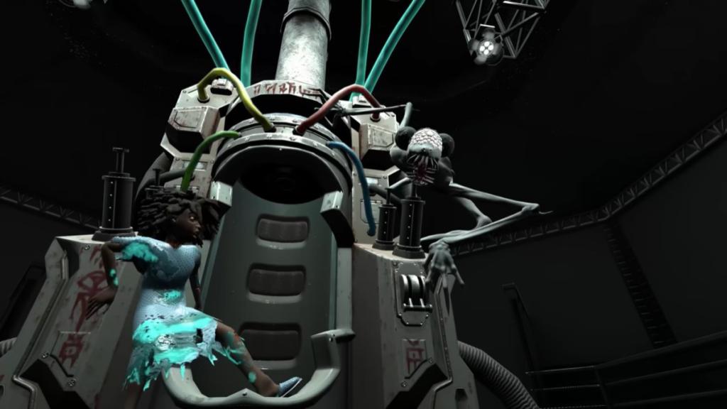 The Anomaly appearing above Rebecca's pod