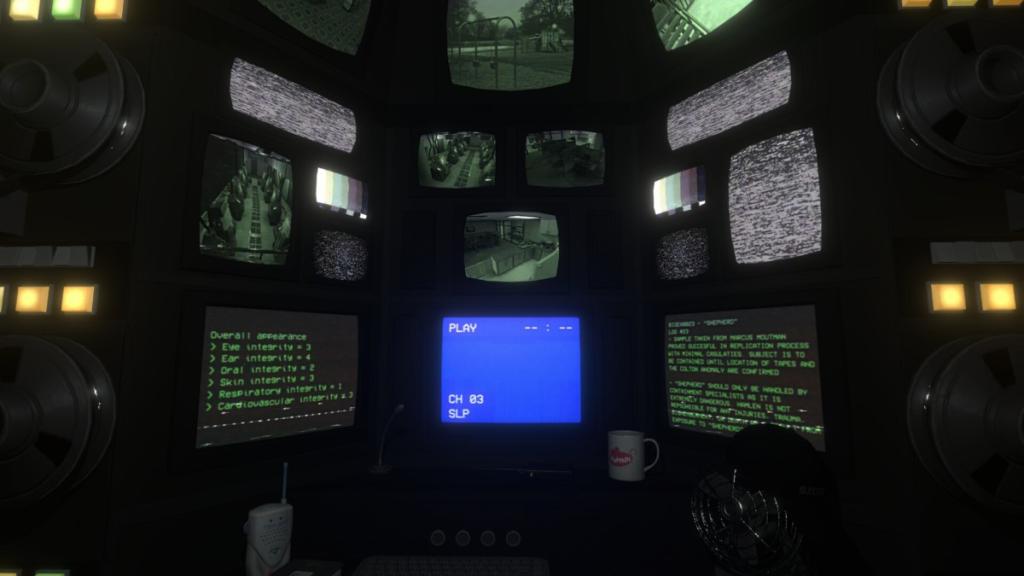 The monitor room in Amanda the Adventurer 3