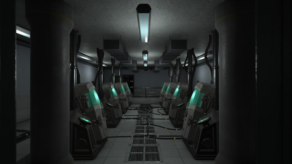 The pod room in Amanda the Adventurer 3