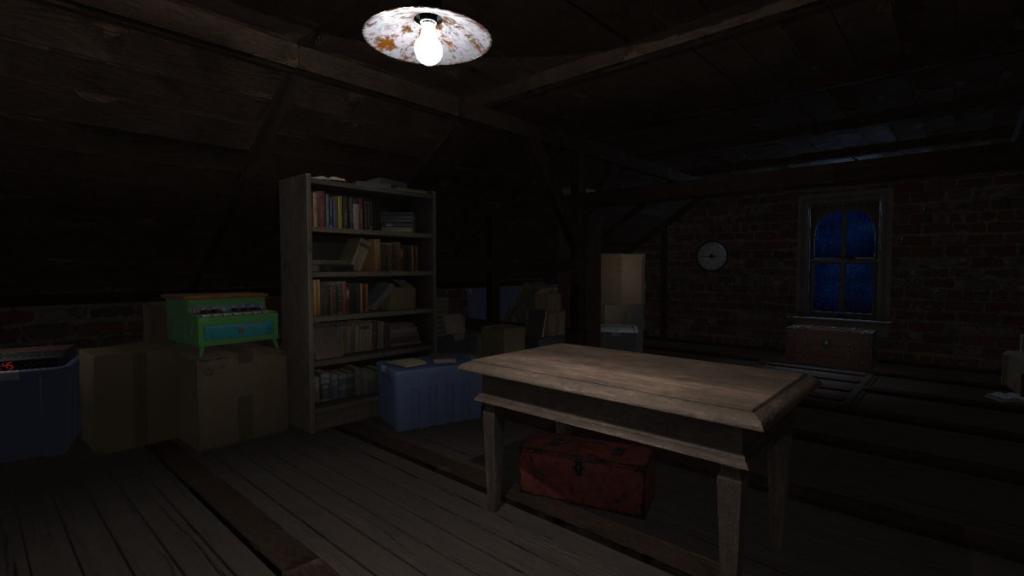 Kate's attic in Amanda the Adventurer