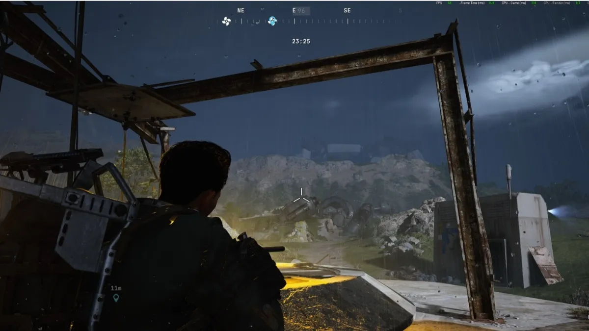 A player aiming at an ARC enemy