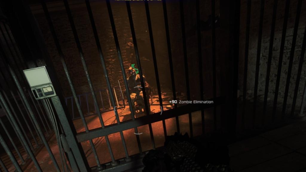 Klaus held in a cell. 