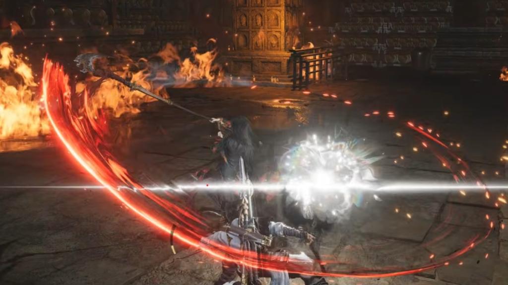 Battling Qianye in Where Winds Meet