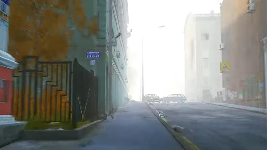 Alleyway that leads to the labs