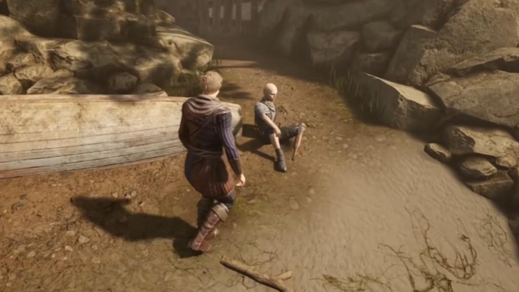 Champ sits near the coastline