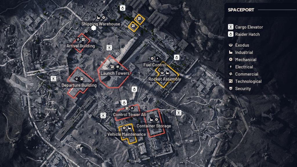 Spaceport Warehouse location in ARC Raiders
