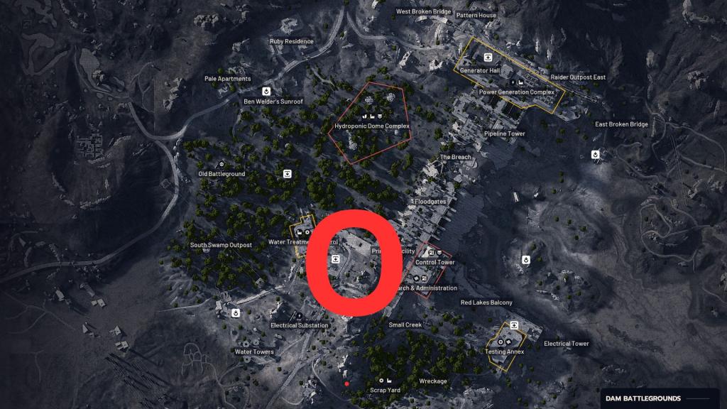Leaper location on Dam Battlegrounds