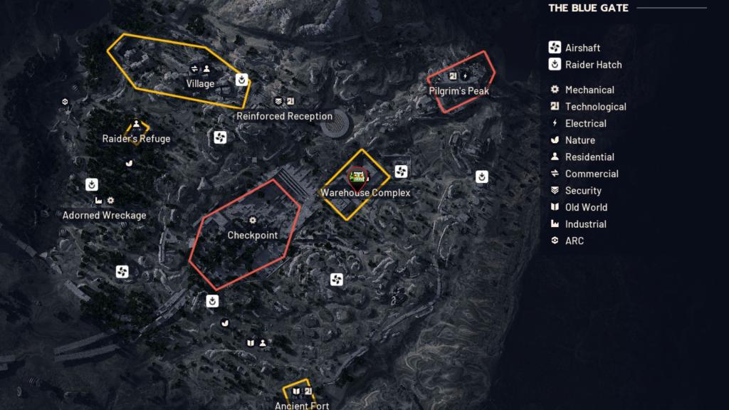 Industrial Batteries location on Blue Gate