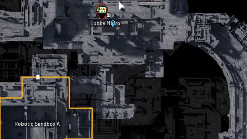 Container location on Stella Montis