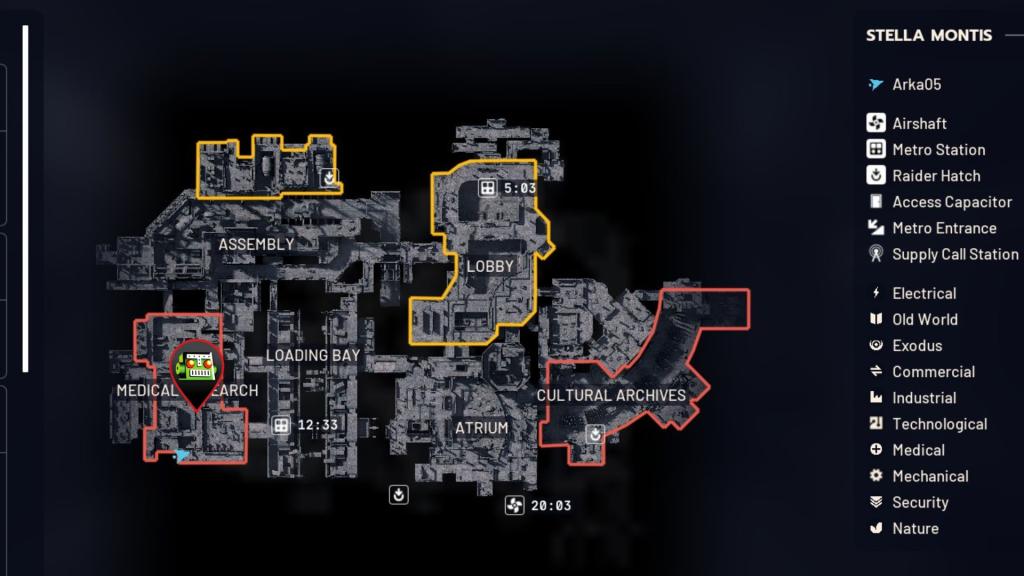 Medical Research POI in ARC Raiders