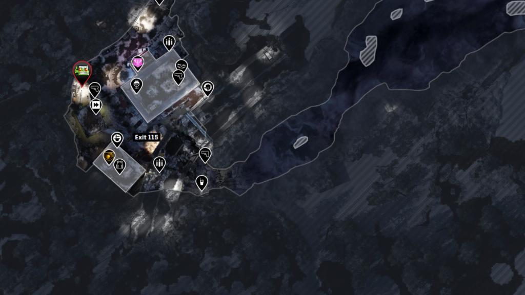 Exit 115 Mister Peeks Headphone location.