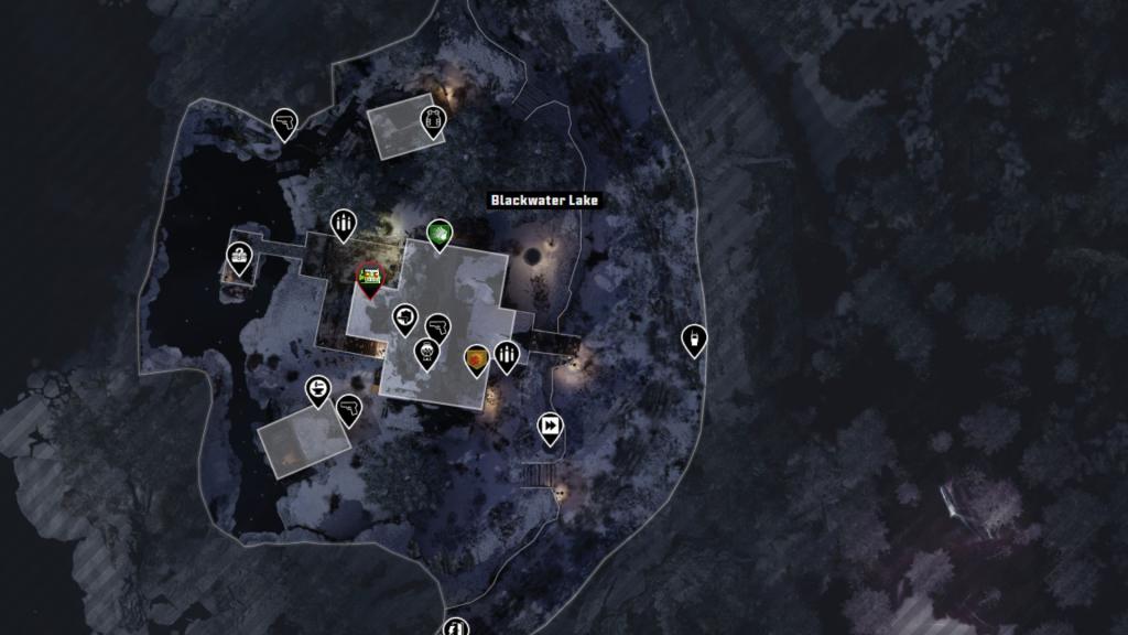 Spraying can location in Blackwater Lake