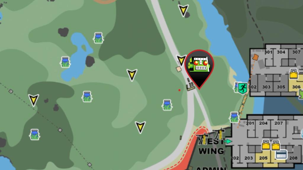 Comms location in the Port Terrminal