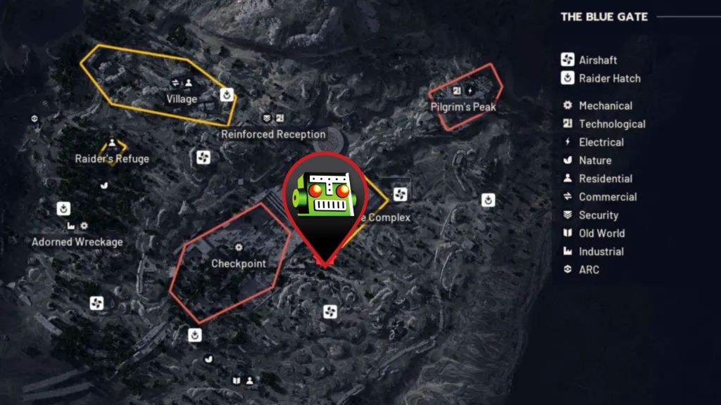 Location of the observation tower in ARC Raiders