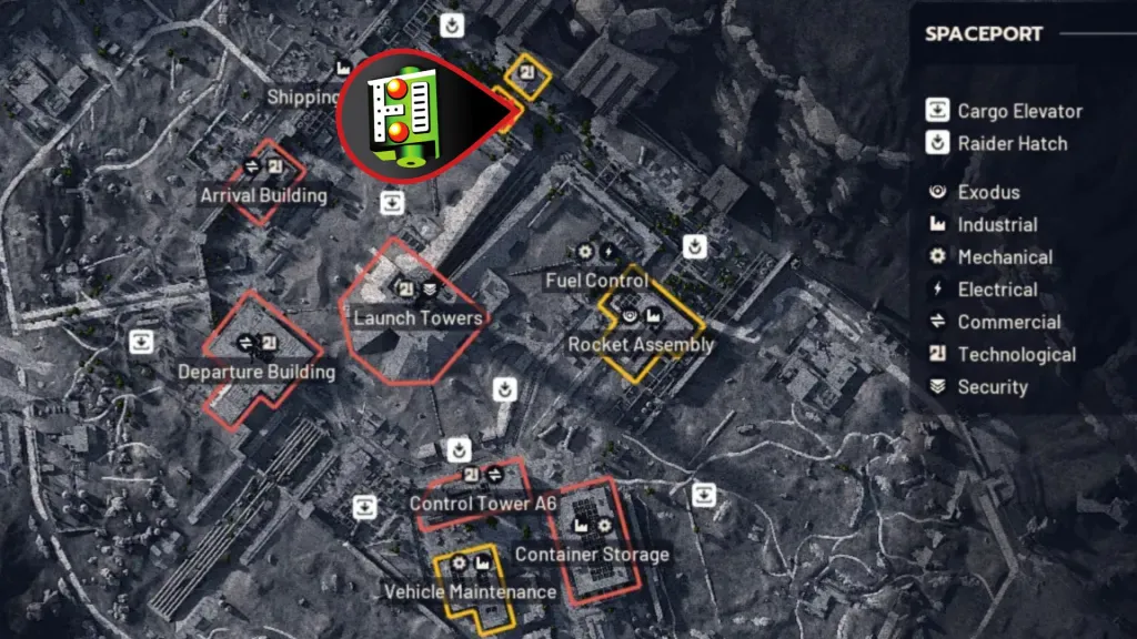Location of the South Trench Tower in ARC Raiders