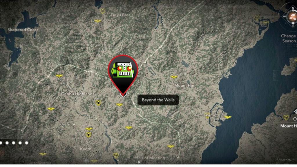 Beyond the Walls quest location