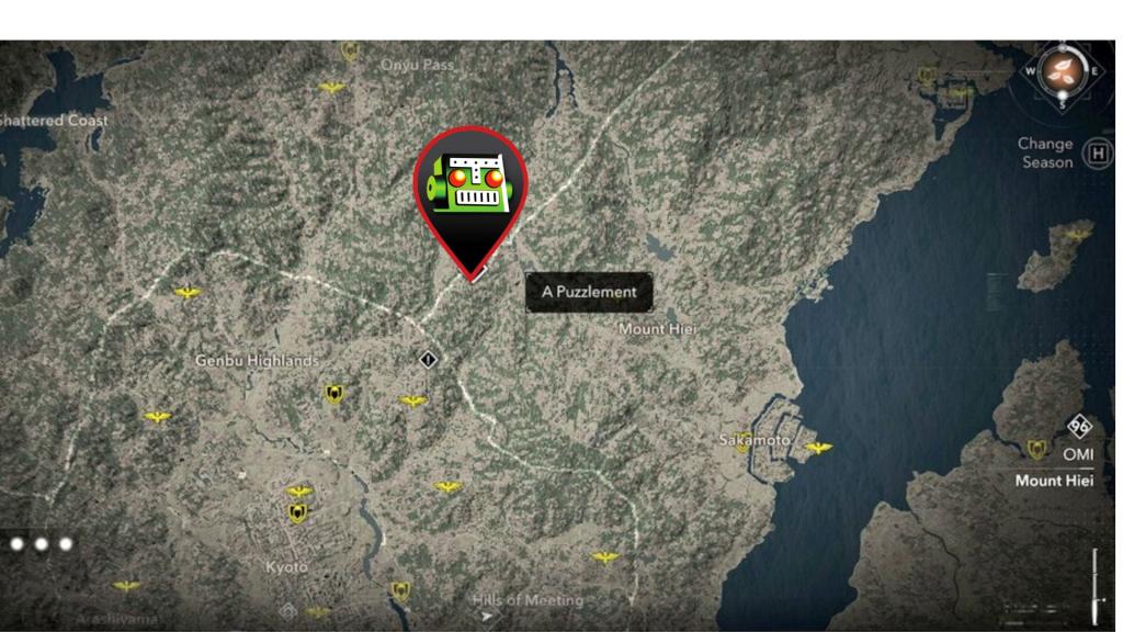 Isu puzzle door location