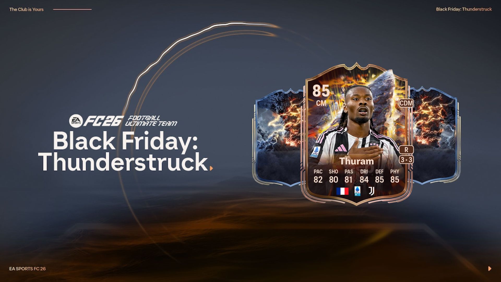 Thuram Cornerstones card in FC 26