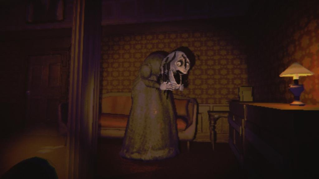 A hunched over Loom in her docile state